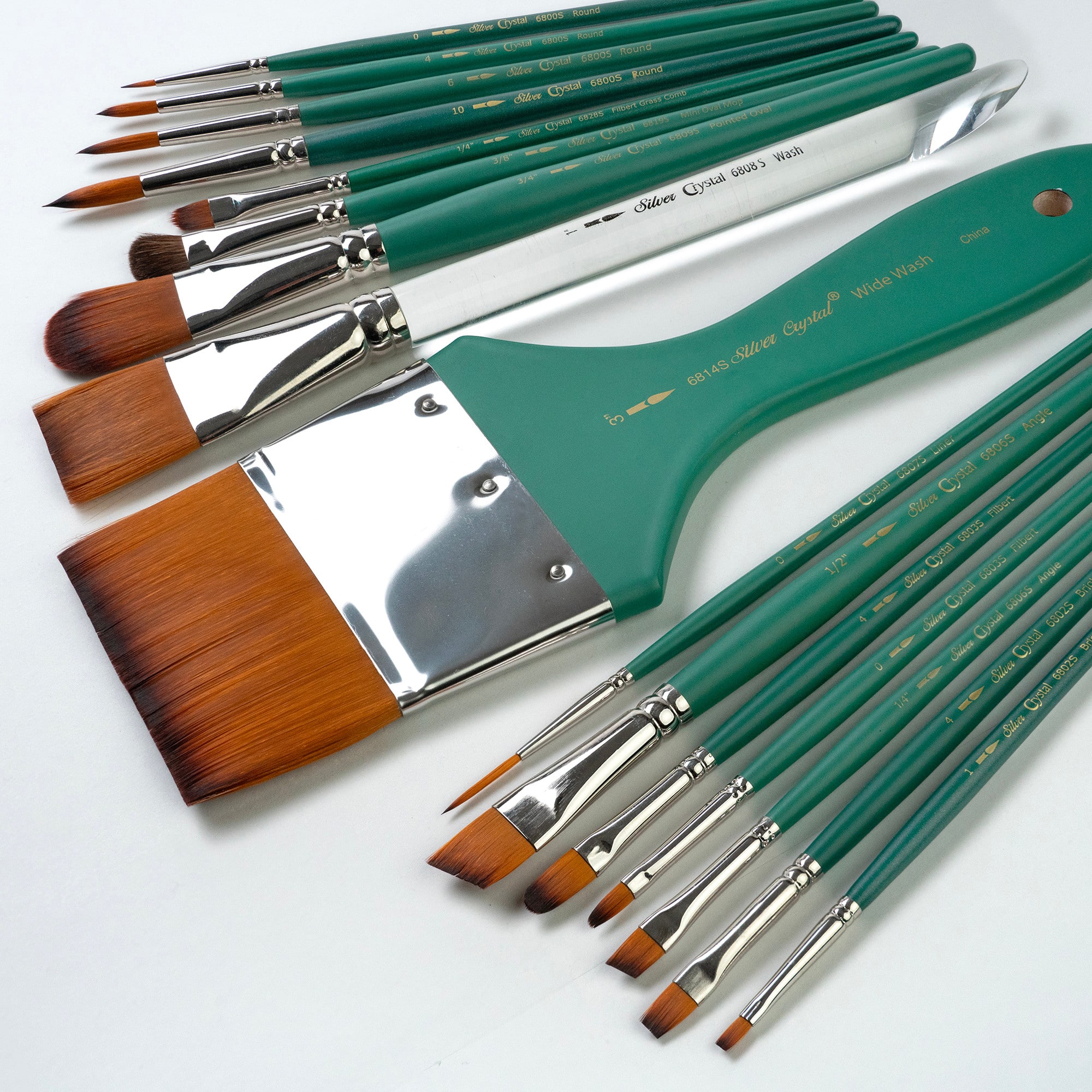 Silver Brush Limited Crystal Must Haves Brush Set